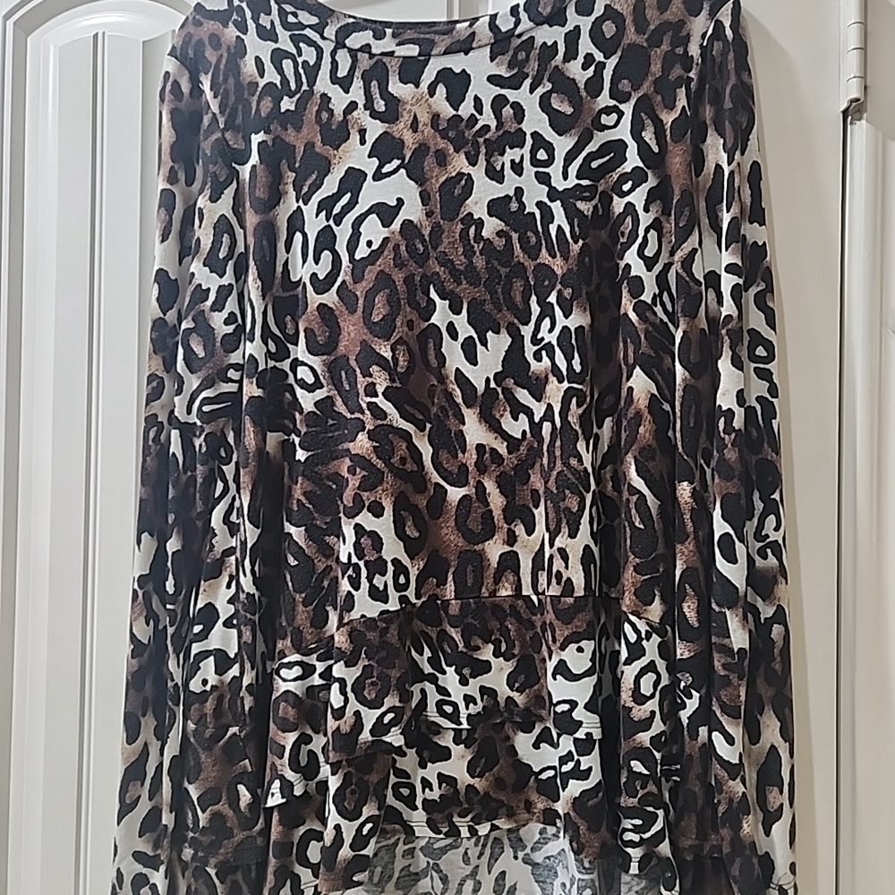 Leopard Print Women's Skirt